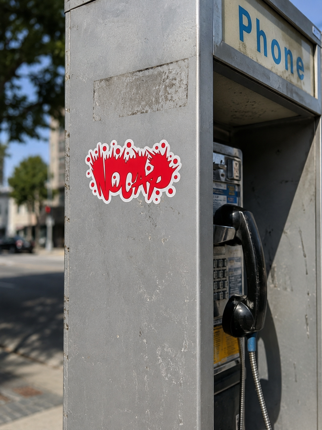 No Cap Sticker