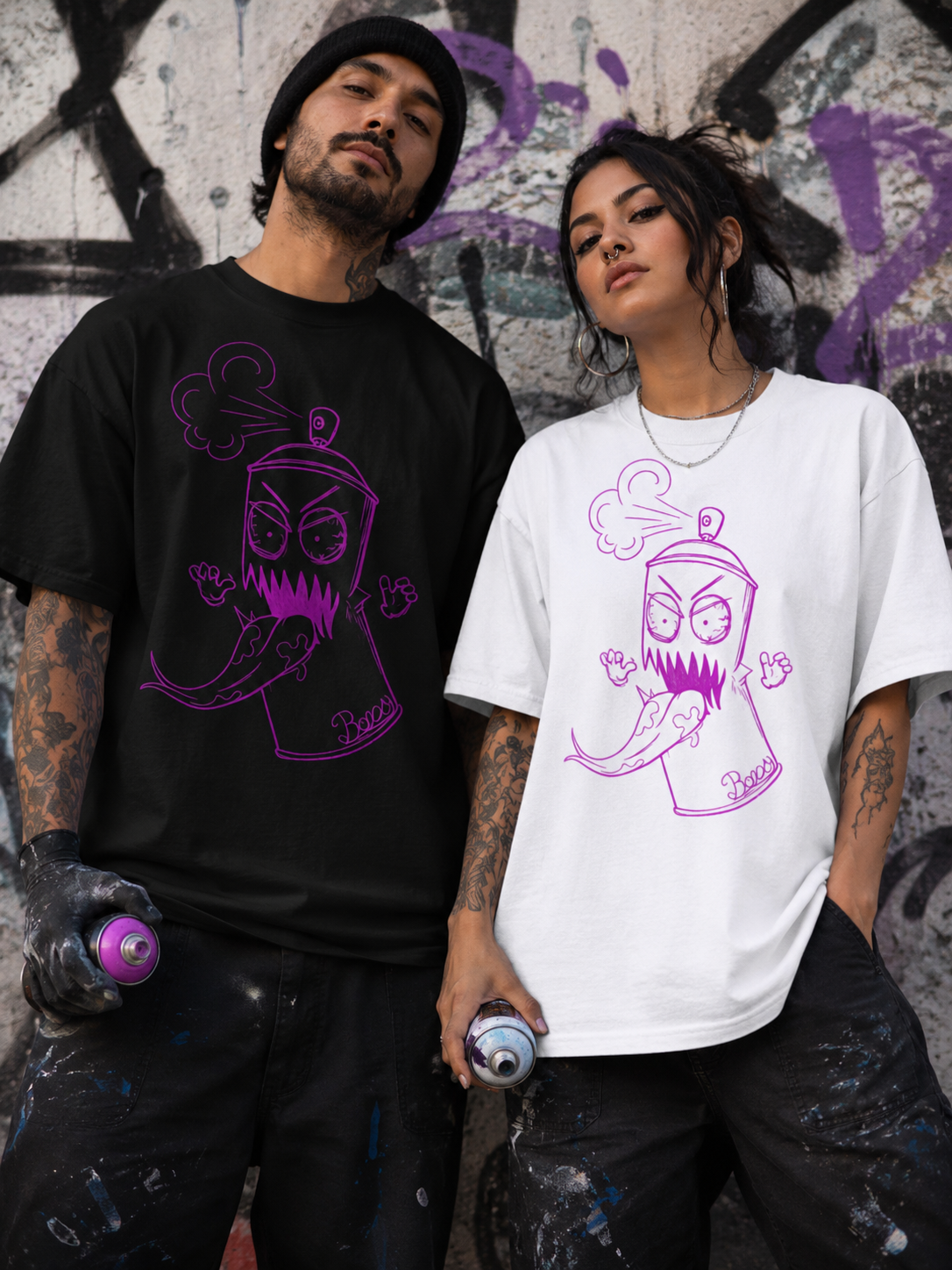 Neon Monster Can T-Shirt